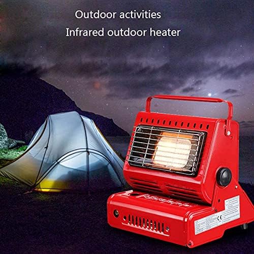 Camping Stove with Heater Butane Camping Stove with Tent Heater Portable Heater Black, Multicolor